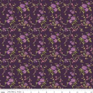 Anne of Green Gables™ Floral Wine Cotton Fabric