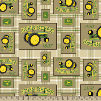 Handmade Placemat Or Table Runner John Deere 1837 Tan