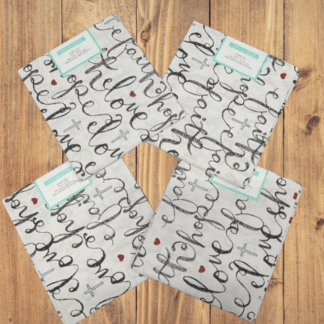 4 Fat Quarters - Assorted Hope Faith Fat Quarter Bundle