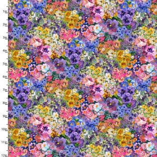 Handmade Placemat Or Table Runner Love is All Around Floral Treasure Multi