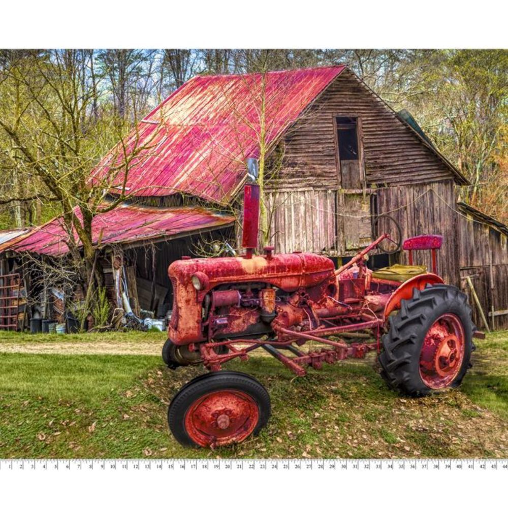 Vintage At The Farm 45" Wide Panel Fabric