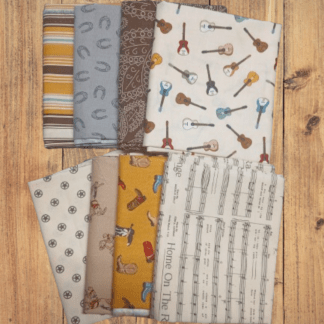 8 Fat Quarters - Assorted Cowboys Fat Quarter Bundle
