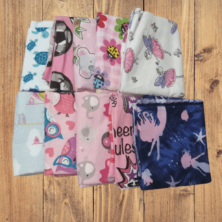 10 Fat Quarters - Assorted Pink Flannel Fat Quarter Bundle