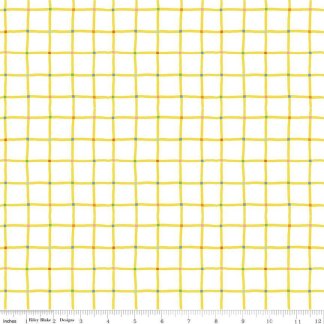 100 Aker Woods Picnic Plaid White Cotton Fabric