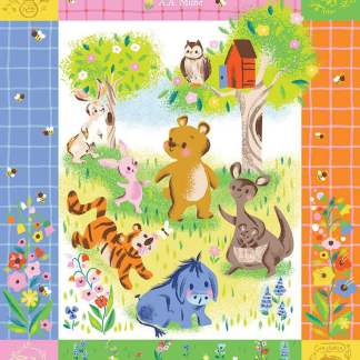 100 Aker Woods My Favorite Day Panel Cotton Fabric