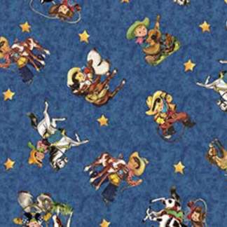 Handmade Placemat Or Table Runner Cowboy Up Retro Cowboy Toss Navy