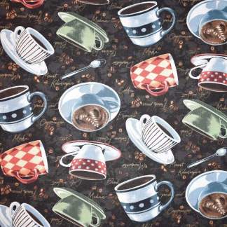 Handmade Placemat Or Table Runner Brown Coffee Mug Toss