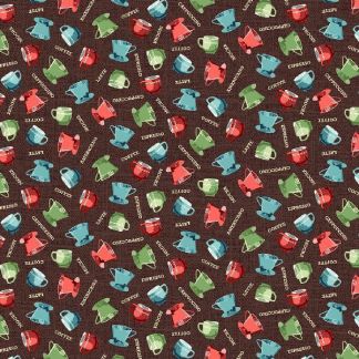 Know Your Coffee Cotton Fabric