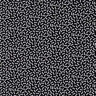 Dog Bones Cotton Calico Fabric