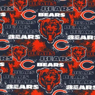 Bears Distressed Cotton Fabric