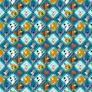 Disney® Dogs Cotton Fabric
