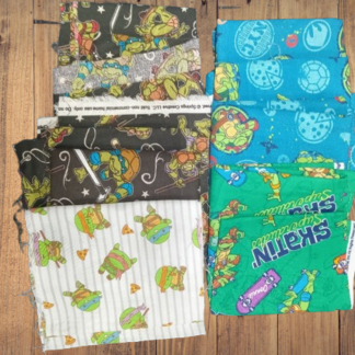 Assorted TMNT Fabric - 1 lb Scrap Bundle