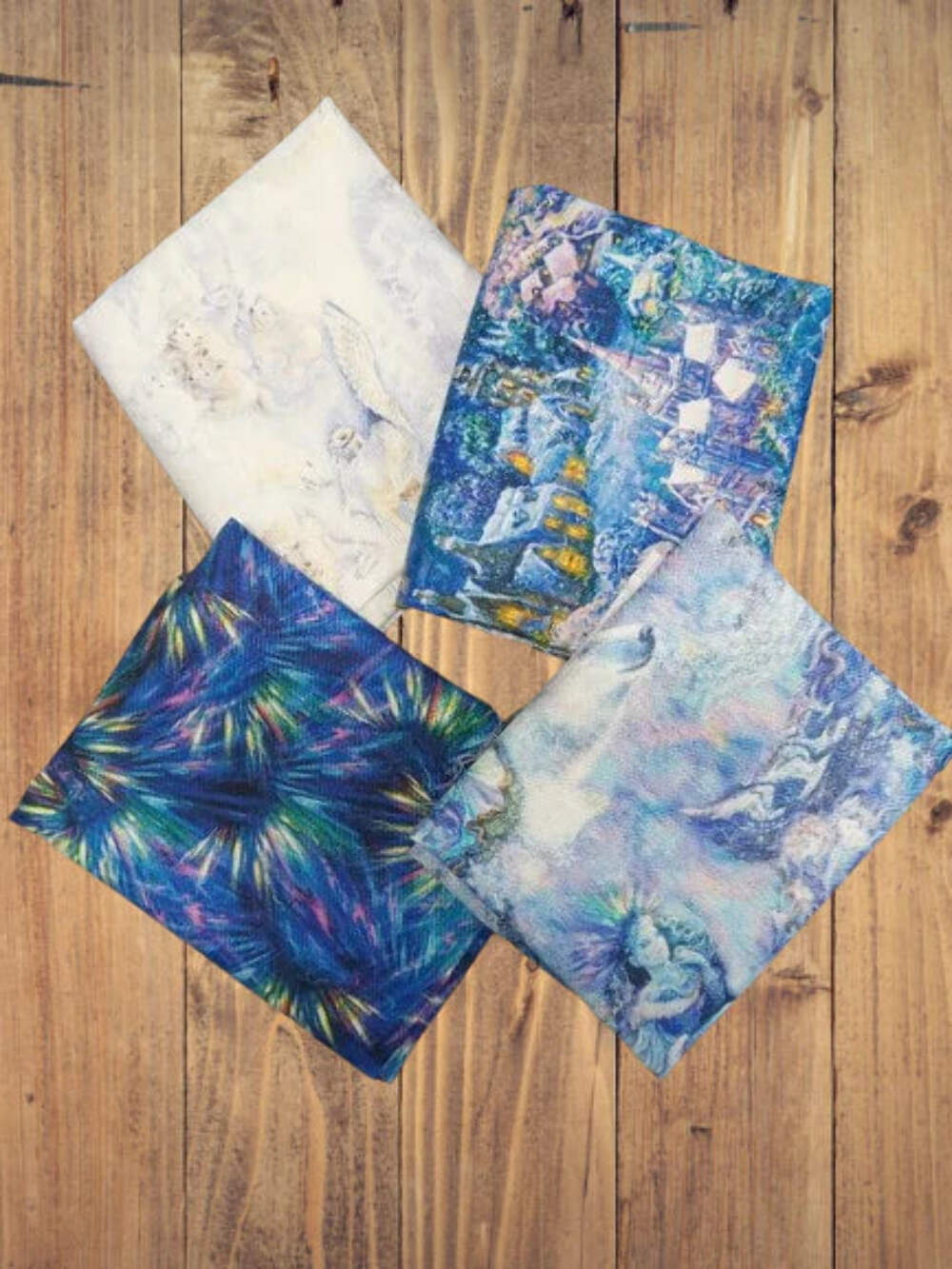4 Half Yards -Assorted Polar Journey Half Yard Bundle