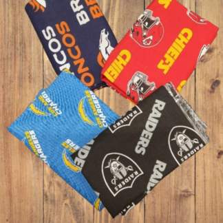 4 Half Yards -AFC West NFL Half Yard Bundle