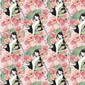 Mulan Floral Cotton Fabric - 1 Yard Precut