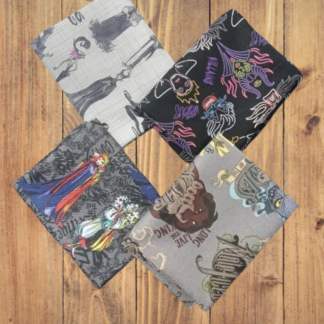 4 Half Yards -Assorted Disney Villains Half Yard Bundle