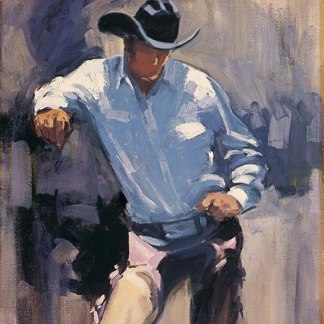 Back of the Chutes Cowboy Panel Cotton Fabric