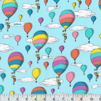 Dr. Suess™ Places You'll Go Balloons Cotton Fabric