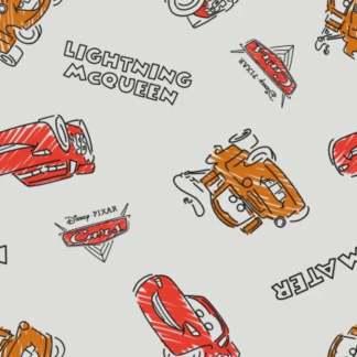 Handmade Single Layer Fleece 58"x 72" Throw Blanket "Cars- Lighting McQueen ”