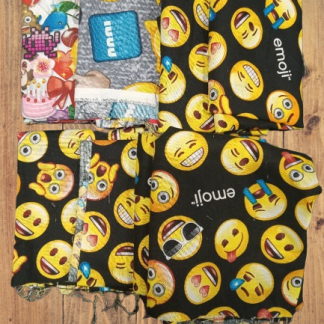 Assorted Emojis Fabric - 1 lb Scrap Bundle