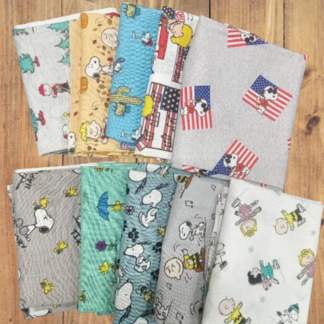 10 Half Yards - Assorted Peanuts Half Yard Bundle