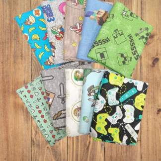 10 Half Yards -Assorted Video Game Half Yard Bundle
