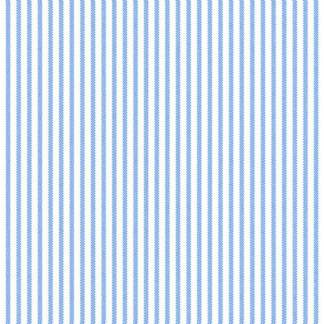 Blue and White Ticking Stripe Flannel Fabric