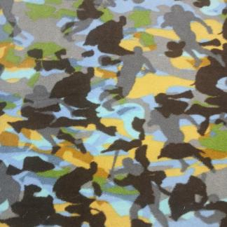 Sports Camouflage Fleece Fabric Precut
