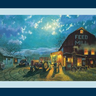 Farm "Tales of the Day" Panel Cotton Fabric