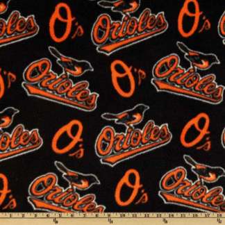 Balimore Orioles Fleece Fabric