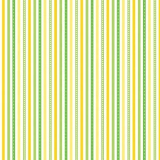 Noah's Journey Rainbow Stripe Cotton Fabric