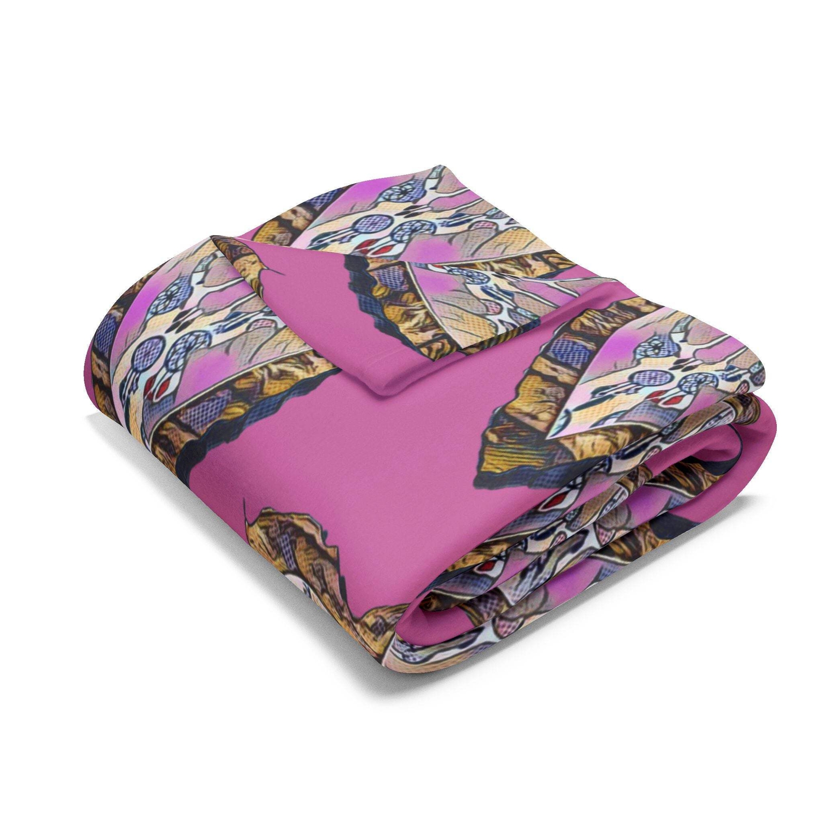 Cozy Heart Pattern Arctic Fleece Blanket - Perfect Gift For Any Occasion - Image 6