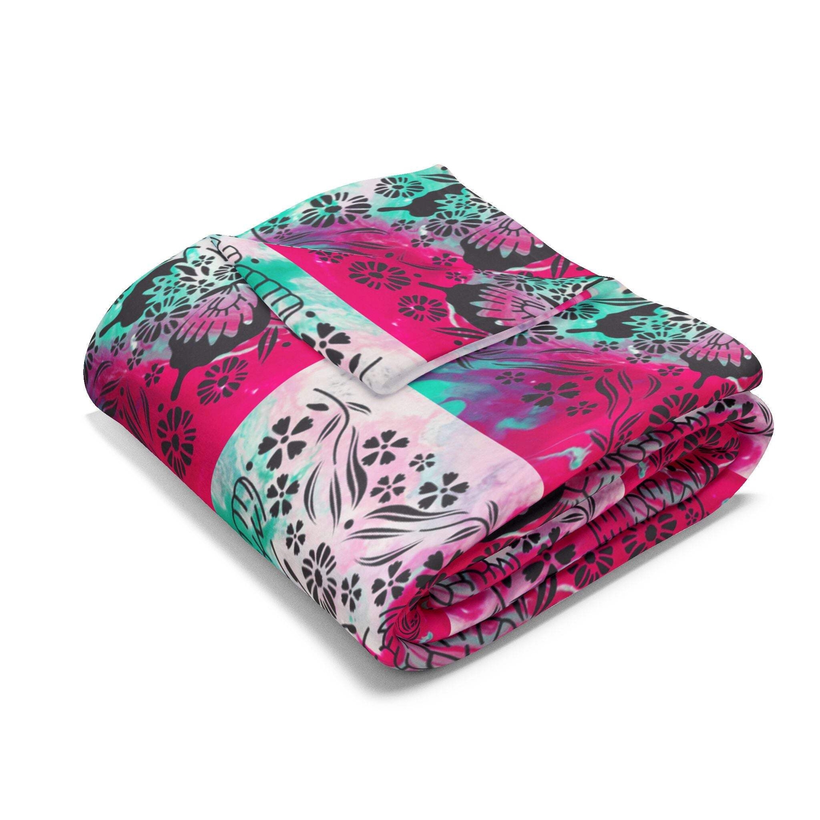Vibrant Butterfly Arctic Fleece Blanket - Cozy Home Decor for All Seasons - Image 6