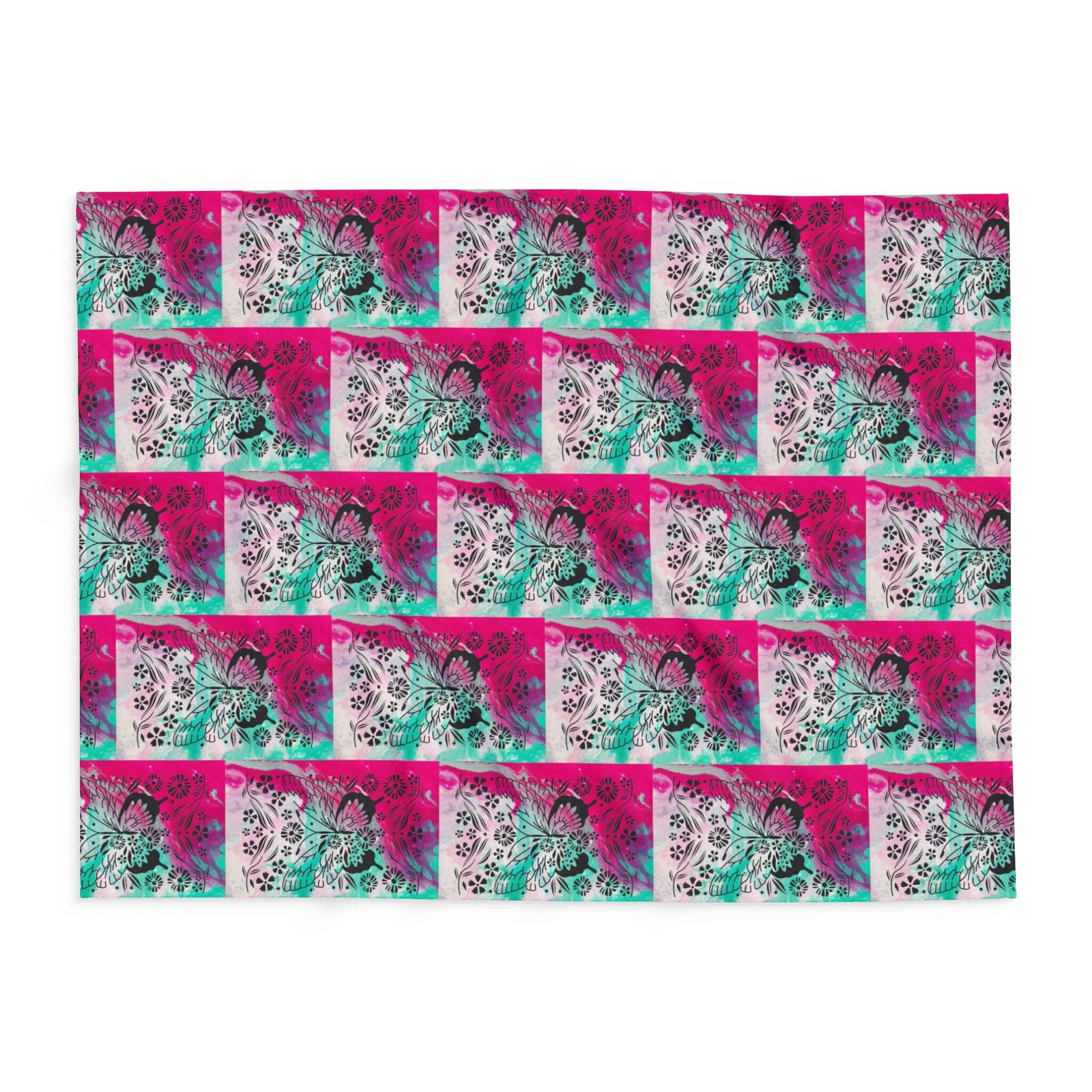 Vibrant Butterfly Arctic Fleece Blanket - Cozy Home Decor for All Seasons - Image 8