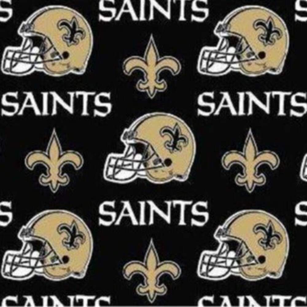 Saints Solid Cotton Fabric