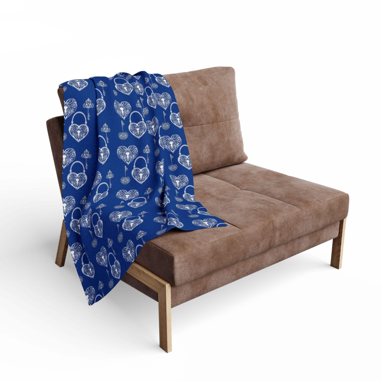 Cozy Heart Pattern Fleece Blanket - Perfect Gift for Loved Ones - Image 4