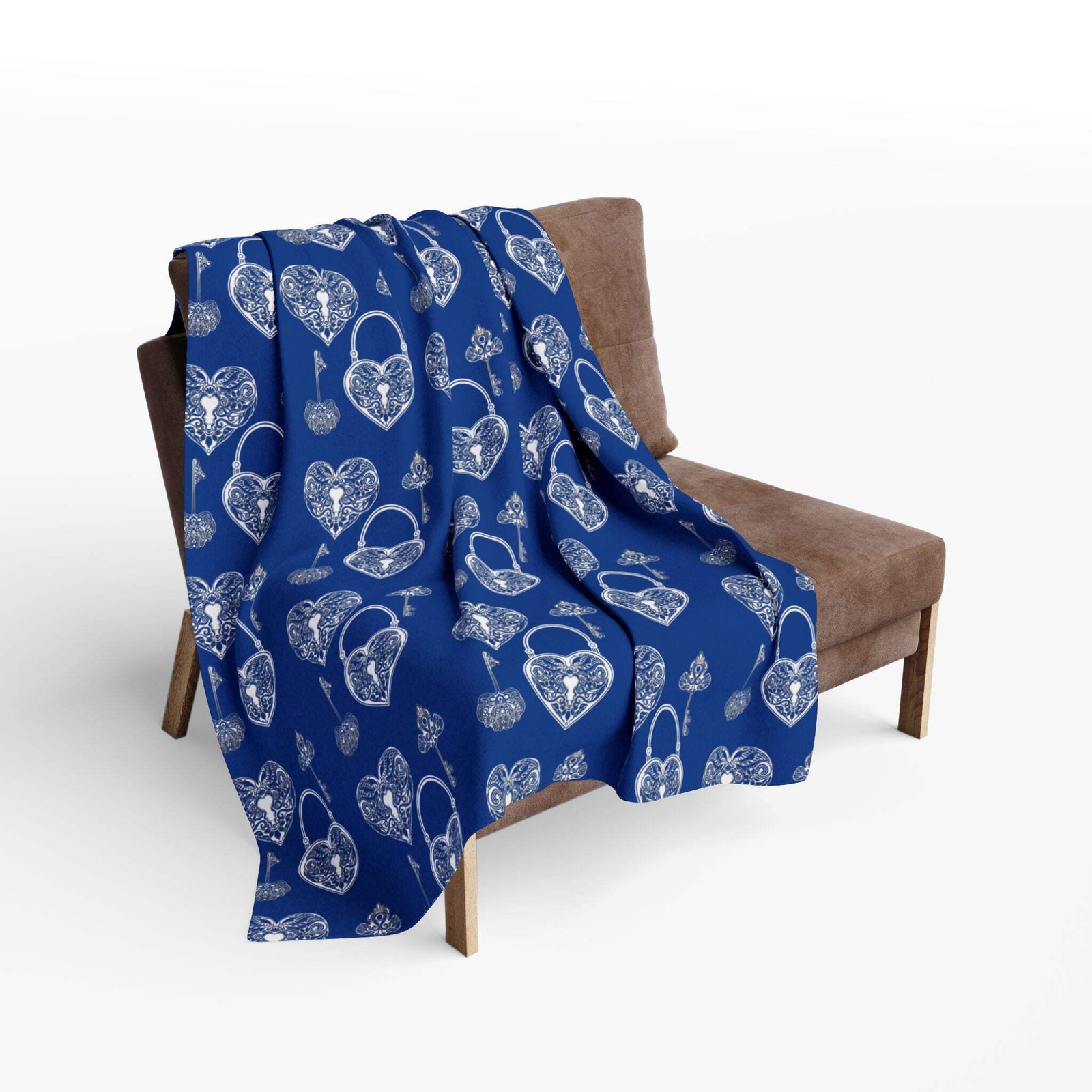 Cozy Heart Pattern Fleece Blanket - Perfect Gift for Loved Ones - Image 7