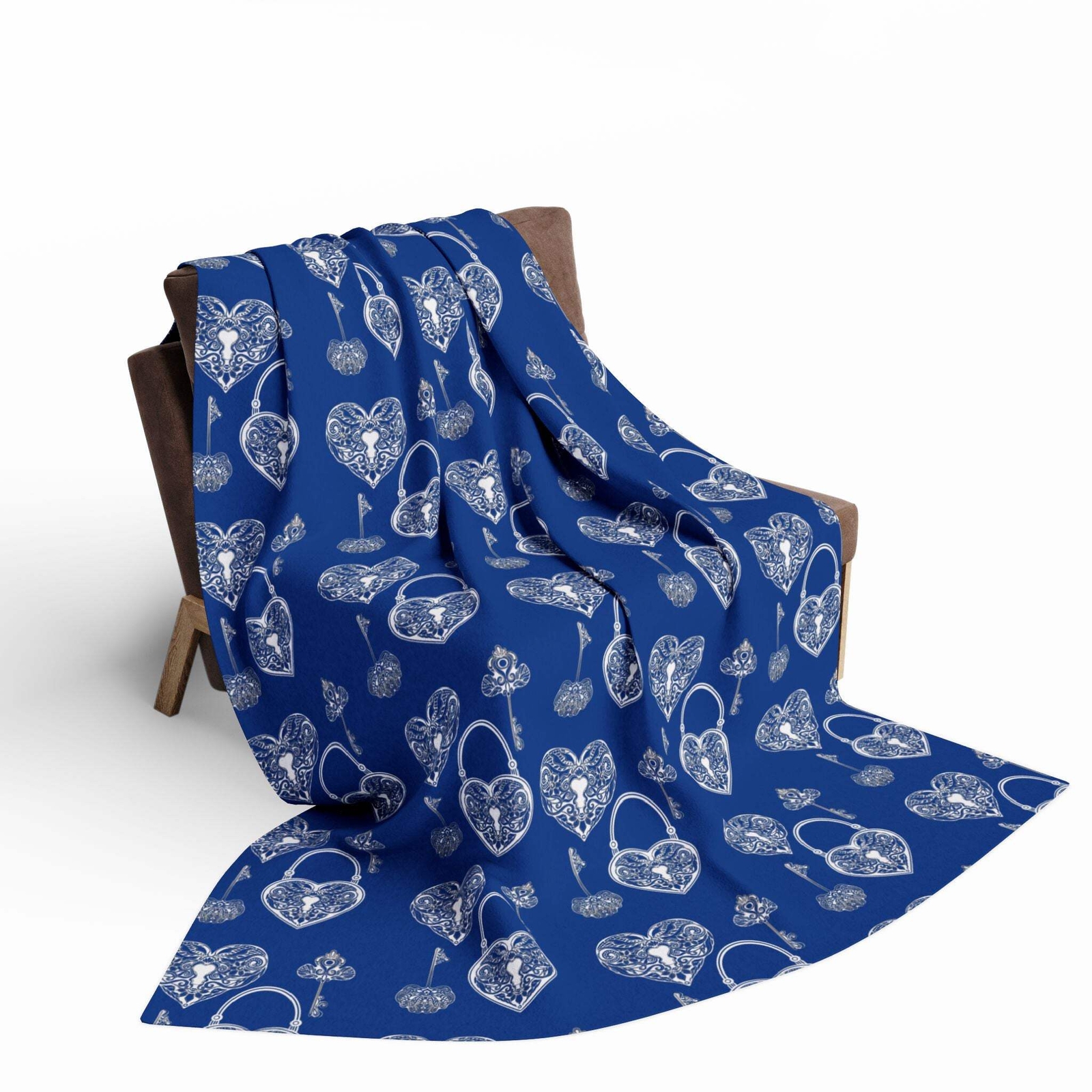 Cozy Heart Pattern Fleece Blanket - Perfect Gift for Loved Ones - Image 10