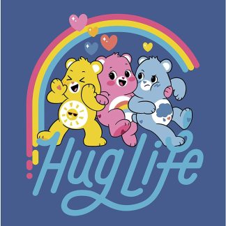 Care Bears Believe Hug Life Blue 36" Panel