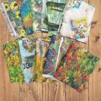 10 Half Yards -Assorted Walk Through the Forest Wildlife Half Yard Bundle