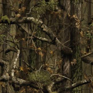 Bark Shadows Camo Cotton Fabric