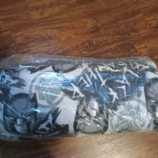 Black Panther Graffiti Fleece Fabric by the Bolt