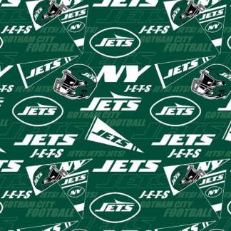 Jets Retro 45" Wide Cotton Fabric