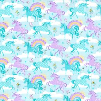 Handmade Placemat Or Table Runner Unicorn Purple Nursery