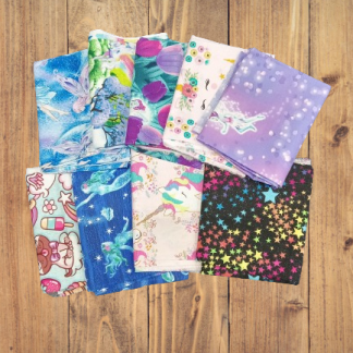 10 Fat Quarters - Assorted Fantasy Fat Quarter Bundle