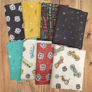 Assorted Route 66 Flat Fold Assortment 16 Yard Bundle Cotton Fabric