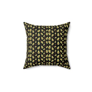 Avocado Print Square Pillow - Fun Home Decor