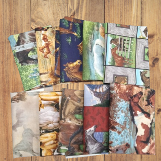 10 Fat Quarters - Assorted Horse Fat Quarter Bundle