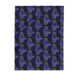 Arctic Fleece Blanket with Owl Design - Cozy & Stylish Home Accessory
