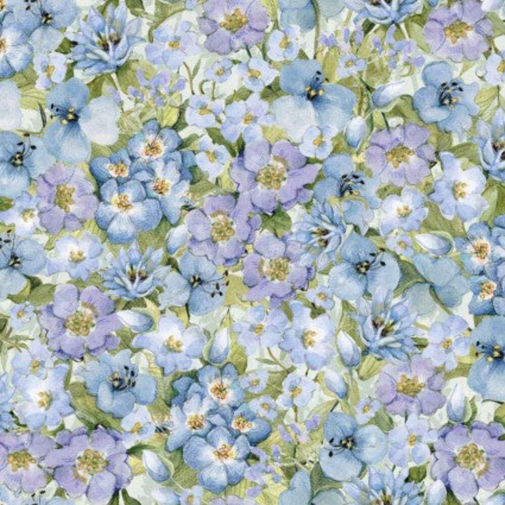 SW Sweet As Can Bee Packed Floral Cotton Fabric